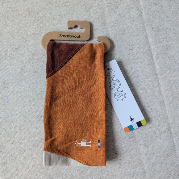 NWT Smartwool Orange Colorblock Headband - Picture 2 of 4